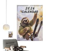 Yiohejy Calendario 2026 | Pianificatore Mensile Natalizio | Organizzatore Calendario Animale Con Blocco Note | per Programmazione Note Cose da Decorazione Casa Soggiorno Ufficio Compleanno Famiglia