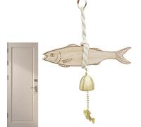 Yiohejy Campanello da Porta per Negozi,Campanello Rustico in Legno per Apertura Porte - Decorativo Multifunzionale per Soggiorno Studio Appartamento Negozio Caffè
