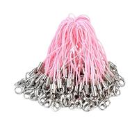 Yiohejy Catenella Con Charm Per Telefono - 100 Pezzi Braccialetto con Moschettone a Aragosta | Lanyard Con Pendente Per Cellulare,per Uomini, Donne, Borse, Creazione di Gioielli, Zaino, Zaino da