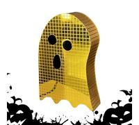 Yiohejy Decorazioni fantasma di Halloween, decorazione a mosaico a più livelli di Halloween, statuette decorative per ingresso, vacanze, bar, mensola, soggiorno, camera da letto, portico