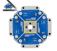 Yiohejy Porta dei magneti pesanti, posizionatore di saldatura magnetica, Kit posizionatore di saldatura ad angolo magnetico, Strumento di saldatura a di triangolo per il montaggio, applicazioni di