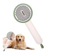 Yiohejy Spazzola Slicker per cani, pettine per la toelettatura dei peli del gattino, spazzola delicata antiscivolo con funzione UV con pulsante di rilascio per cani e gatti