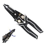 Yiohejy Spellafili E Tagliacavi - Dieci in Pinze Elettriche per Taglio Cavi,Spelafili Tagliafili Multifunzione Per Fili Elettrici | Per Rifilatura Divisione Crimpatura Taglio Serraggio Avvolgimento E