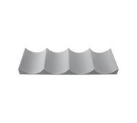 Yiohejy Supporto per bottiglie di vino, portabottiglie per frigorifero, supporto organizer per birra, ripiano impilabile, con fondo antiscivolo, per casa, cucina, dispensa, ristorante, hotel