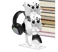Yiohejy Supporto Per Cuffie, Porta Console Per Camera Da Letto, Ripiani a 3 Livelli per Esposizione su Scrivania Camera da Letto Soggiorno