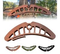 yiokeo Saddle Hunting Bridge Spreader, Ergonomic Saddle Hunting Hip Pinch Eliminator & Tree Saddle Accessories, Portable Lightweight Hunting Accessories for Comfort Relieves Hip (Brown)