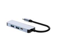 YIORYO 4 in 1 USB C Hub Micro USB Splitter Ultra-Slim USB Data Hub Espansore Porta USB Portatile 4K HDMI, Hub USB multifunzione