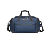 YIORYO Borsa da palestra da uomo con scomparto per scarpe, borsone e zaino da palestra, impermeabile, borsa sportiva da uomo, multiuso, per weekender, per la notte (blu)