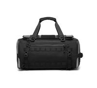 YIORYO Borsa da palestra da uomo con scomparto per scarpe e tasca bagnata, borsone impermeabile, borsa sportiva da uomo, multiuso, borsa per la notte (nero)