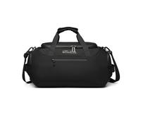 YIORYO Borsa da palestra per uomini e donne con scomparto per scarpe e bagnati, borsone per viaggi, sport, fitness e allenamento (nero)