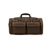YIORYO Borsone da viaggio in pelle, borsa da viaggio per la notte, borsa da weekender, oversize, per uomini e donne