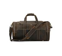 YIORYO Borsone in pelle Village per uomini e donne, borsa da viaggio per la notte/weekender, borsa da viaggio sportiva da palestra