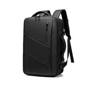 YIORYO Zaini per laptop espandibili di grande capacità da 16", Nero