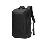 YIORYO Zaino da uomo, zaino per laptop da lavoro, zaino impermeabile per escursioni all'aperto, borsa da viaggio casual, Nero , Zaino da viaggio