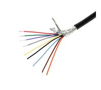 YIOVVOM Cavo dati RS232 di sicurezza 28 AWG 9/C CMP Plenum Rated a doppia schermatura - 4,6 m - Uso per adattatori seriali DB9