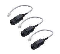YIOVVOM Connettore impermeabile RJ45 per montaggio a pannello, con schermato, maschio a femmina, 8P8C, CAT 5, CAT 5E, M16 IP67 Ethernet LAN, accoppiatore per cavi esterni, connessione resistente alle