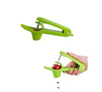 YIPFEN 1 Pezzo Snocciolatore di Ciliegie Manuale Verde - Snocciola senza sforzo e velocemente per torte, insalate, confetture. Design ergonomico, senza schizzi
