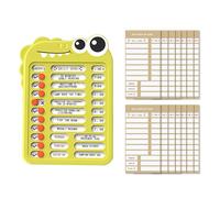 YIPFEN 1 Tracker per l'autodisciplina, lista delle cose da fare, agenda giornaliera/settimanale, blocco promemoria portatile (14 pagine bianche)