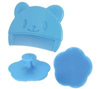 YIPFEN 2er-Pack Spazzola per Bambini, Pettine per Crosta Lattea Delicato, Rimuove Efficacemente la Crosta Lattea, Massaggio e Pulizia Delicata del Cuoio Capelluto per Neonati e Bambini (Blu)