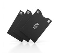 YIPFEN 3 pezzi Custodia schermata per carte,protezione NFC,misure antifrode,design pratico da tenere in tasca,slot schermato per carte bancarie,ideale per pendolari e per l'uso in movimento