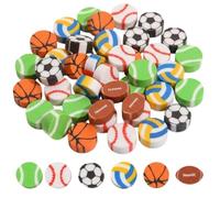 YIPFEN 30 Pezzi Gomme da Cancellare Calcio - Gomme Colorate a Tema Calcistico per Bambini - Cancelleria Originale, Ideale per Premi Scolastici e Regalini di Compleanno