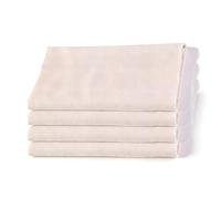 YIPFEN 4 Pezzi Passa Velo in Cotone, Garza Alimentare a Maglia Fine Riutilizzabile, 50x50 cm Etamine per Cucina per Succo, Latte di Noci, Formaggio, Garze per Filtrare Alimenti e Cottura a Vapore