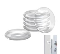 YIPFEN 6 Pezzi Fermaporta Autoadesivi, Ammortizzatori in Silicone Trasparente 40mm, Paracolpi Riutilizzabile per Porte e Mobili, Adesivo Forte su Metallo, Vetro, Legno e Carta da Parati, Antirumore