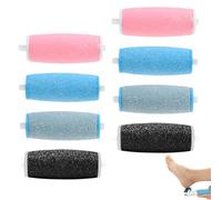 YIPFEN 8 rulli abrasivi Extra-grossi per rimuovi Calli Scholl, compatibili con Scholl Velvet Smooth Lime elettriche per Piedi, Set Pedicure (per la rimozione della Pelle indurita)