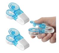 YIPFEN Dispositivo Rimozione Portatile,2 Pezzi Rimozione per Pillola,Prendipillole con Contenitore,Organizer per Pillole per Anziani e Persone con Mani Deboli