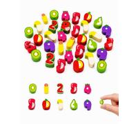 YIPFEN Gomme da Cancellare Bambini, 30 Pezzi Formato Compatto, Frutta Assortita Precisa Senza Strappi, Protegge il Foglio e Promuove Rigore negli Appunti, Ideale per Scuola e Pensierini