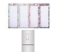 YIPFEN Note Magnetiche Todo List, Set di 4 Pezzi Riutilizzabili Riscrivibili, Stili Righe per Organizzare Giornata e Ridurre Stress Domestico