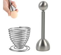 YIPFEN Rompieuova in Acciaio Inox per Uova Sode e alla Coque