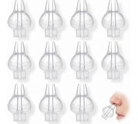 YIPFEN Set da 12 Pezzi di Punte in Silicone Riutilizzabili per Aspiratore Nasale, Adatto ai Neonati, Kit per Lavaggio Nasale di Alta Qualità, Sicuro e Confortevole