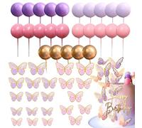 YIPFEN Set di 1 pezzo, Decorazioni per Torte a Tema Sirena, Decorazione per Torte di Compleanno, Torta Scenografica, Decorazioni Torte, Decorazioni Torta Principesse Disney, La Sirenetta
