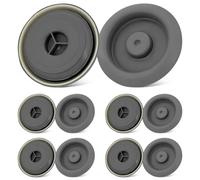 YIPFEN Set di 8 Tappi per Carrozzeria Auto, in Gomma, Sottoscocca, Accessori Pratici per la Cura del Veicolo, Impermeabili, per Audi, VW, Telaio, Fori del Pavimento, Guarnizione del Bagagliaio (40 mm)