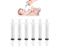 YIPFEN Siringa Irrigatore Nasale 6 Pezzi, 10ml. Per Neonati e Bambini con Raffreddore, Lavaggio Nasale Delicato con Punta Morbida in Silicone. Riutilizzabile e Sicuro in Plastica.