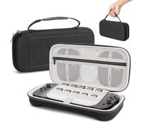 YipuVR Custodia per Nintendo Switch 2, Custodia Protettiva Compatibile con Nintendo Switch 2, Custodia Rigida Impermeabile con Tasca a Rete per Cartucce di Gioco (Nero)
