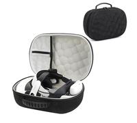 YipuVR Custodia rigida in EVA per Meta Quest 3/3 S, compatibile con accessori per cuffie Quest 3 VR, antiurto, impermeabile, fodera morbida per viaggi e casa, custodia per il trasporto VR