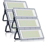 YIQIBRO Faretto LED da Esterno 300W 30000LM 3 in 1 Faro LED Esterno,2 Pezzi | IP67 Impermeabile Lampade LED con Trasformatore, 6500K Bianco Freddo Luce di Sicurezza Per Giardino Garage Fabbrica Stadio