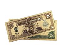 YIQILAFADA 1899 Dollar Bills Oro, placcato oro 24k 1 2 5 Dollaro USD Dollaro lamina d'oro Dollaro