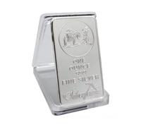 YIQILAFADA One Troy Oz Silver Bar Replica, lingotti d'argento per fermacarte