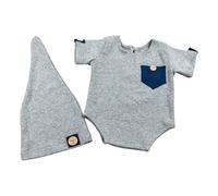 YiQinzcxg 1 set di pagliaccetti con cappello a nodo coordinato Solid Photoshoots puntelli per feste di compleanno Baby Wear