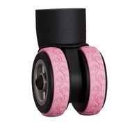YiQinzcxg Coperture di protezione per bicicletta bagagli Riduci il rumore e proteggi i tuoi bagagli, scarpe Caster per gli uomini custodia in silicone protettore, c