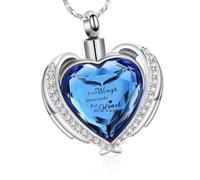 YiQinzcxg Moda In Acciaio Inox Collana Ciondolo Cuore Collana Per La Conservazione Della Borsa Per Animali Domestici Per I proprietari di Animali Domestici Presentare, Taglia unica, come descritto