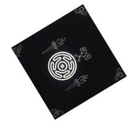 YiQinzcxg Tovaglia quadrata tarocchi altari in tessuto tappetino da gioco astrologico porta oracoli tavolo copritavolo tappetino carta panno divino