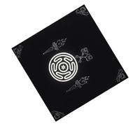 YiQinzcxg Tovaglia quadrata tarocchi altari in tessuto tappetino da gioco astrologico porta oracoli tavolo copritavolo tappetino carta panno divino