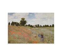 YiQuSoft Poster 1873 di Claude Monet Coquelicots La Promenade (Papaveri), decorazione per la casa, da appendere, per camera da letto, decorazione per camera da letto, senza cornice, stile 20 x 30 cm