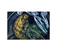 YiQuSoft Stampa artistica da parete con Marc Chagall, il profeta Geremia (1968), decorazione artistica da parete, per camera da letto, regalo, senza cornice, 30 x 45 cm