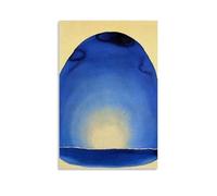 YiQuSoft Stampa artistica da parete su tela con Georgia O'Keeffe Light Coming on the Plains No. II, 1917, decorazione artistica da parete per camera da letto, moderna, senza cornice, 50 x 75 cm