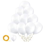 Yiran 30 Palloncini Compleanno Bianco - palloncini compleanno bambina e bambino - palloncino feste - palloncini Decorazioni per Compleanni Festa per Bambini,Anniversario,Battesimo,Natale, Matrimoni